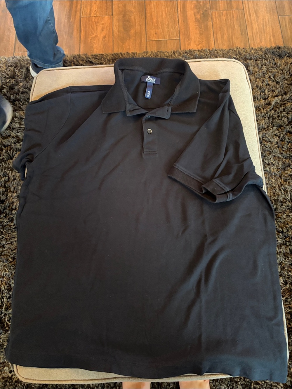 Bass Black Men's Polo Shirt
